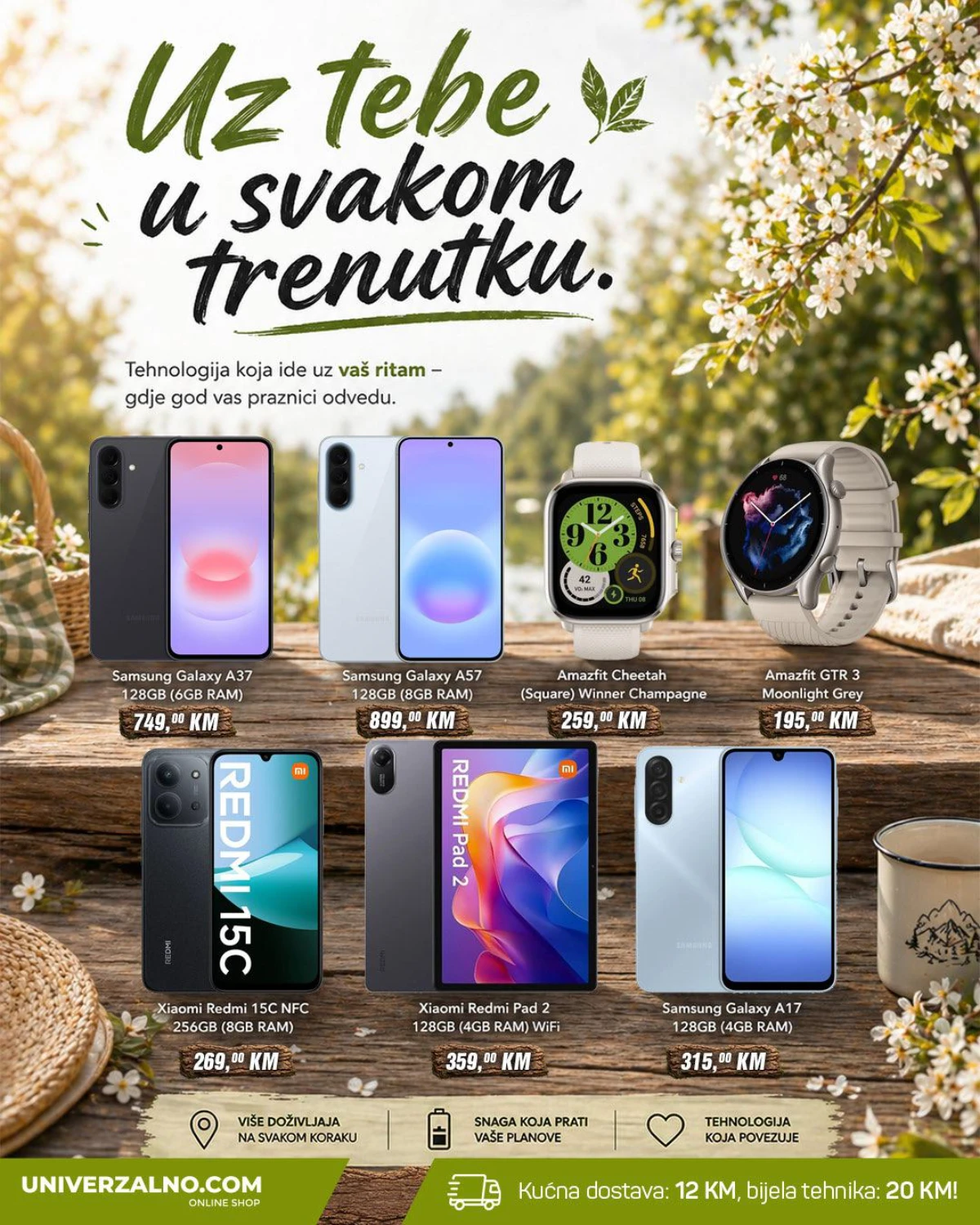 Samsung telefoni i pametni satovi Univerzalno katalog